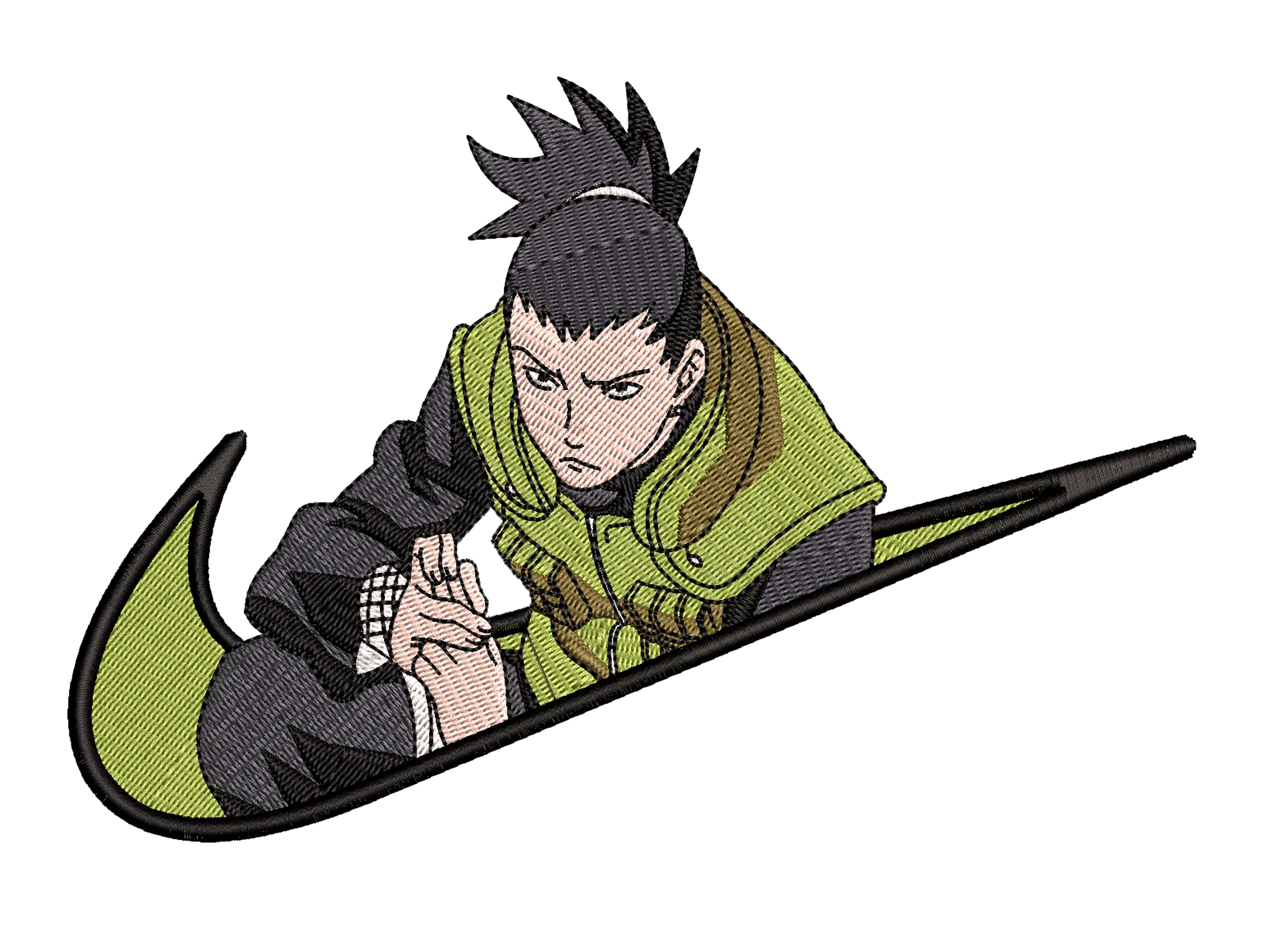 Alternative view of  Embroidered Shikamaru from Naruto 