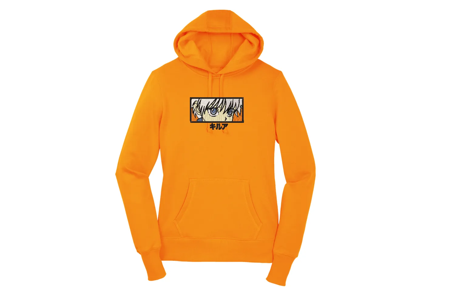 Alternative view of  Embroidered Anime Eyes Hoodie Design 
