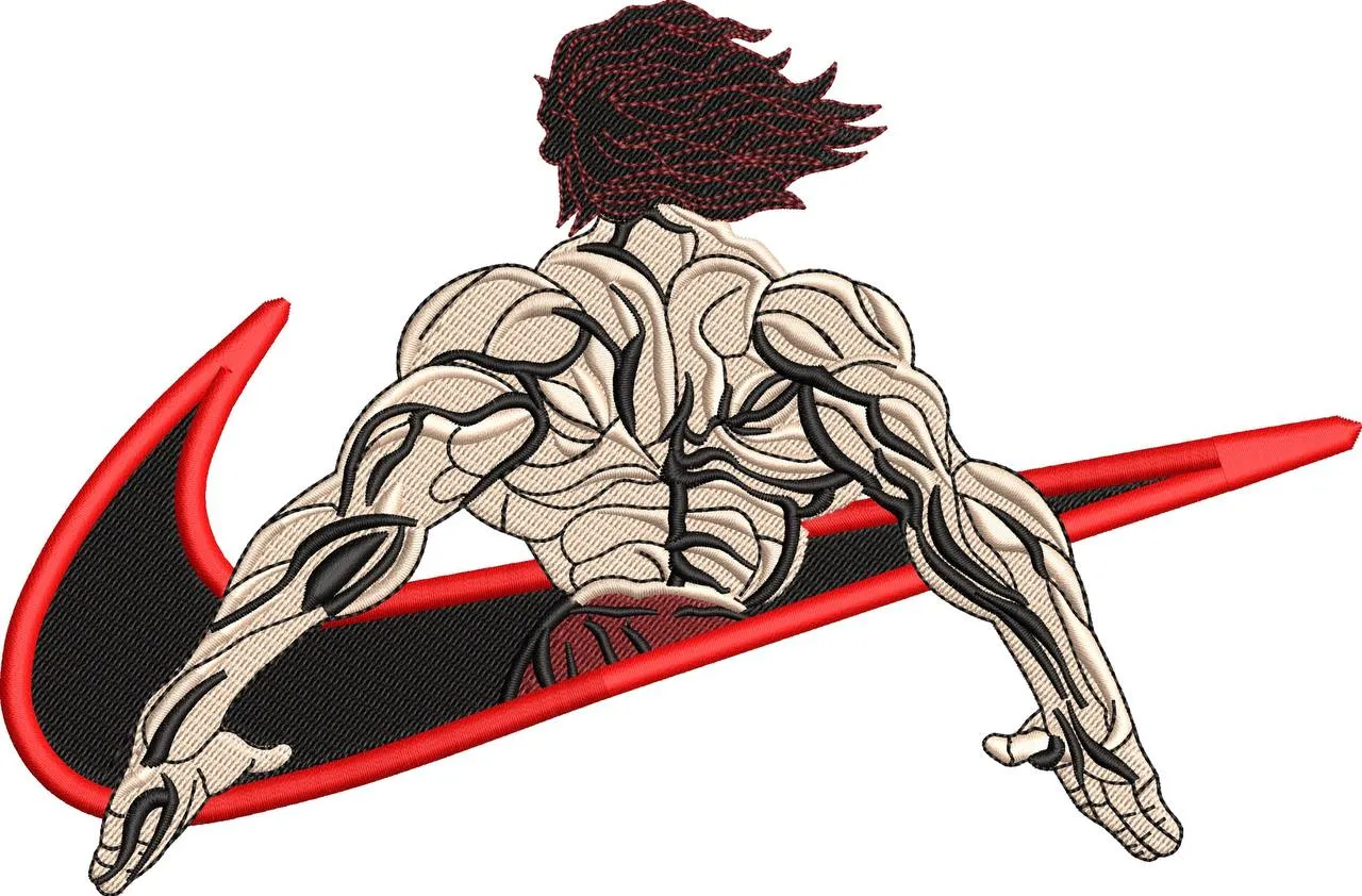 Alternative view of  Embroidered Anime Warrior Logo 