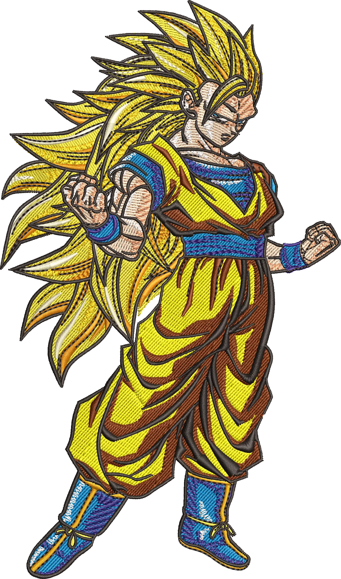 Alternative view of  Embroidered Super Saiyan Character 