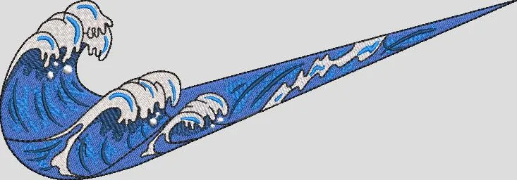 Alternative view of  Embroidered Wave Nike Logo 