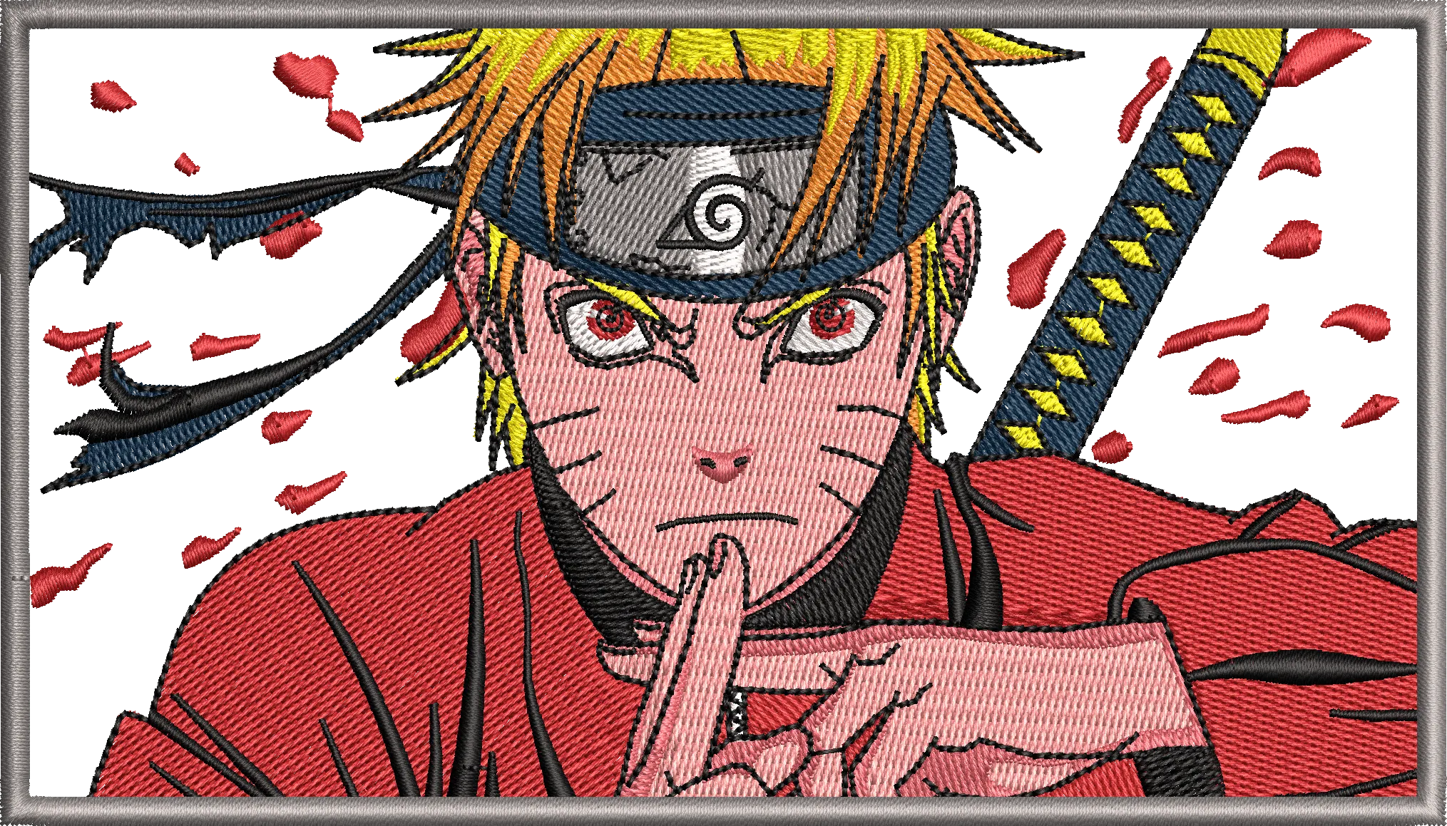 Alternative view of  Naruto Embroidered Portrait 
