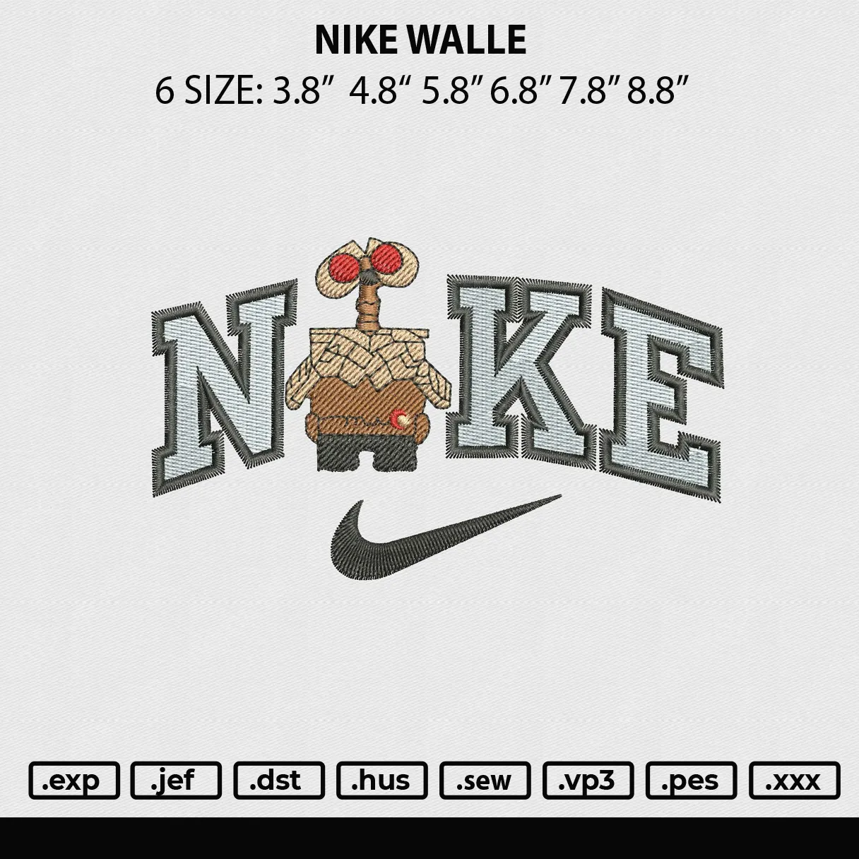 Alternative view of  Embroidered Wall-E with Nike Logo 