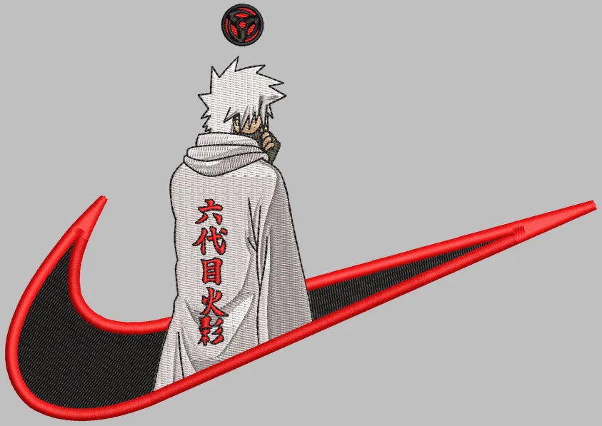 Alternative view of  Embroidered Naruto Logo Mashup 