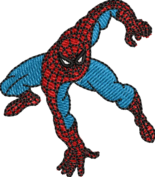 Alternative view of  Spider-Man Embroidered Superhero Design 