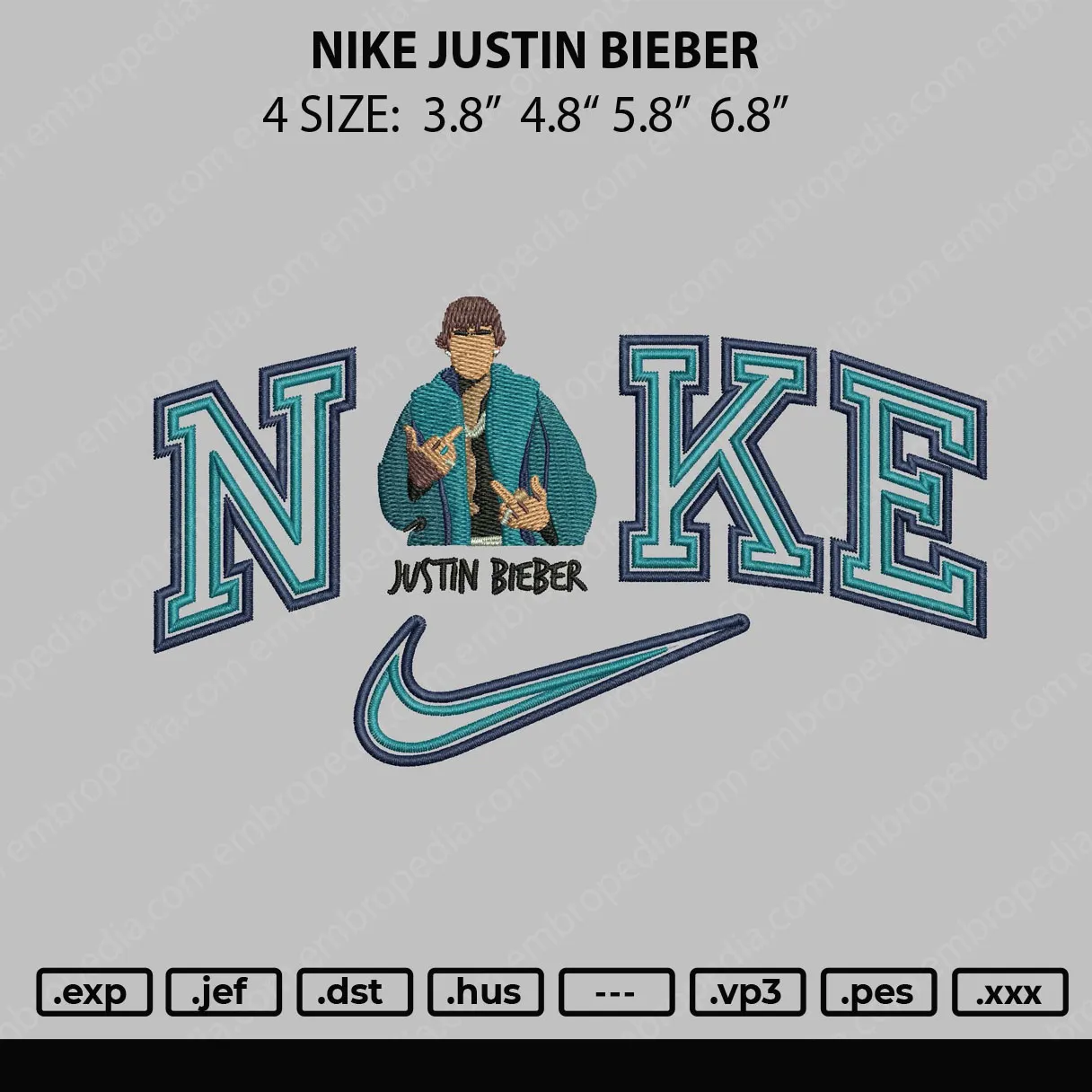 Alternative view of  Justin Bieber Nike Embroidery 
