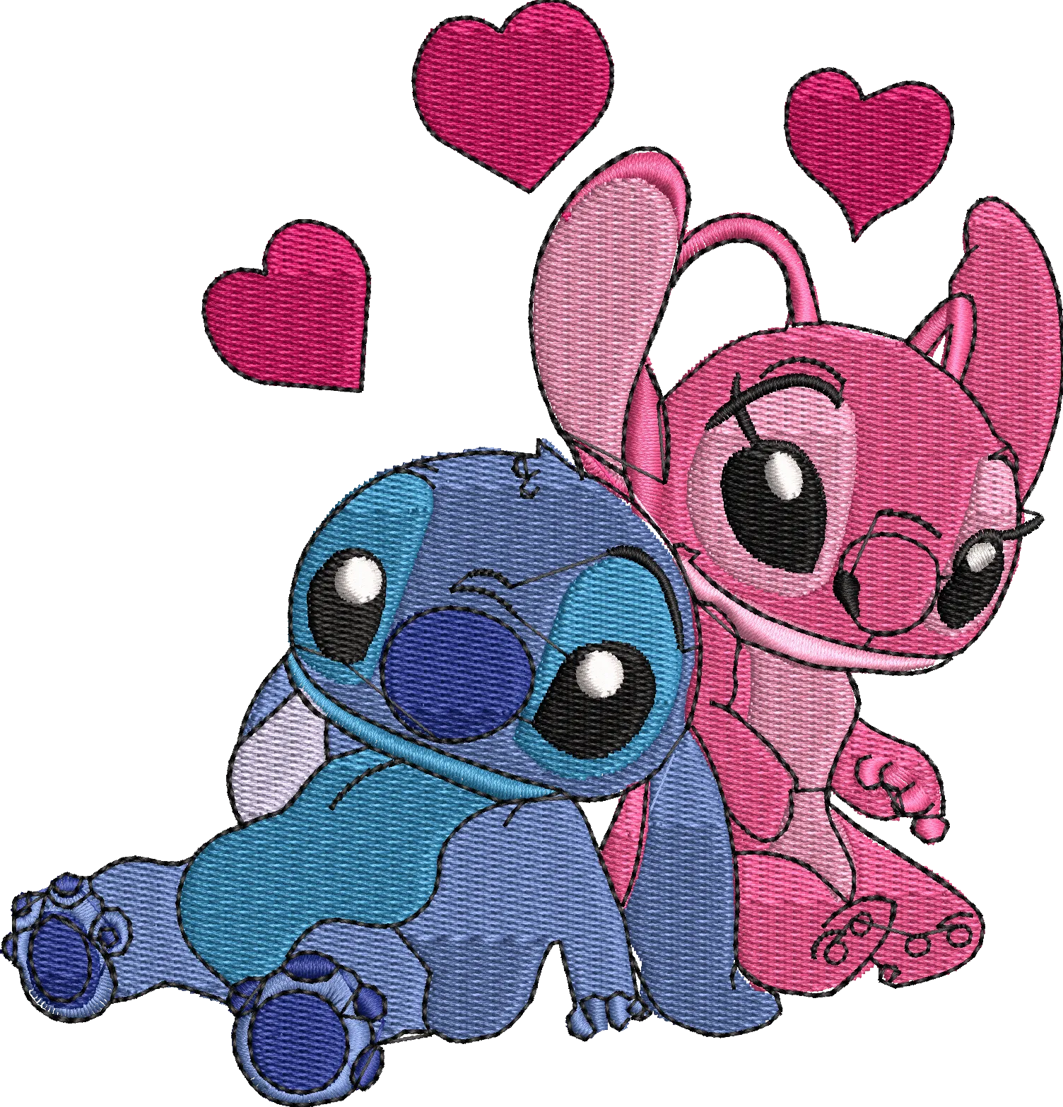 Alternative view of  Embroidered Stitch and Angel Love 