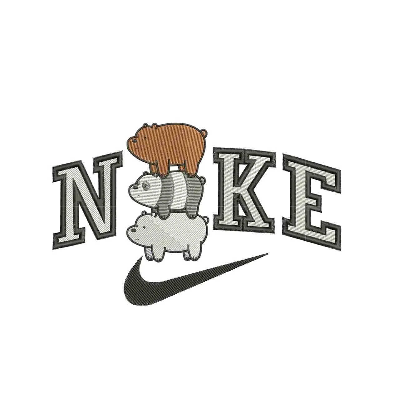 Alternative view of  Embroidered Nike Logo with Animals 