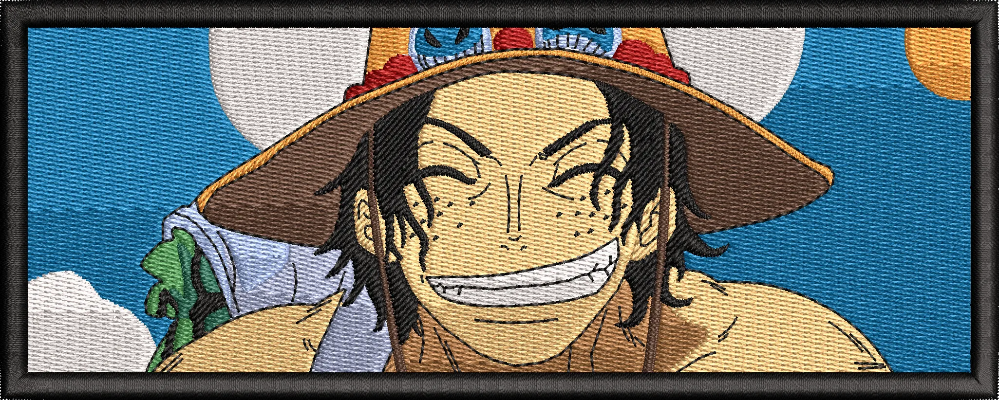 Alternative view of  Embroidered Portgas D. Ace Portrait 