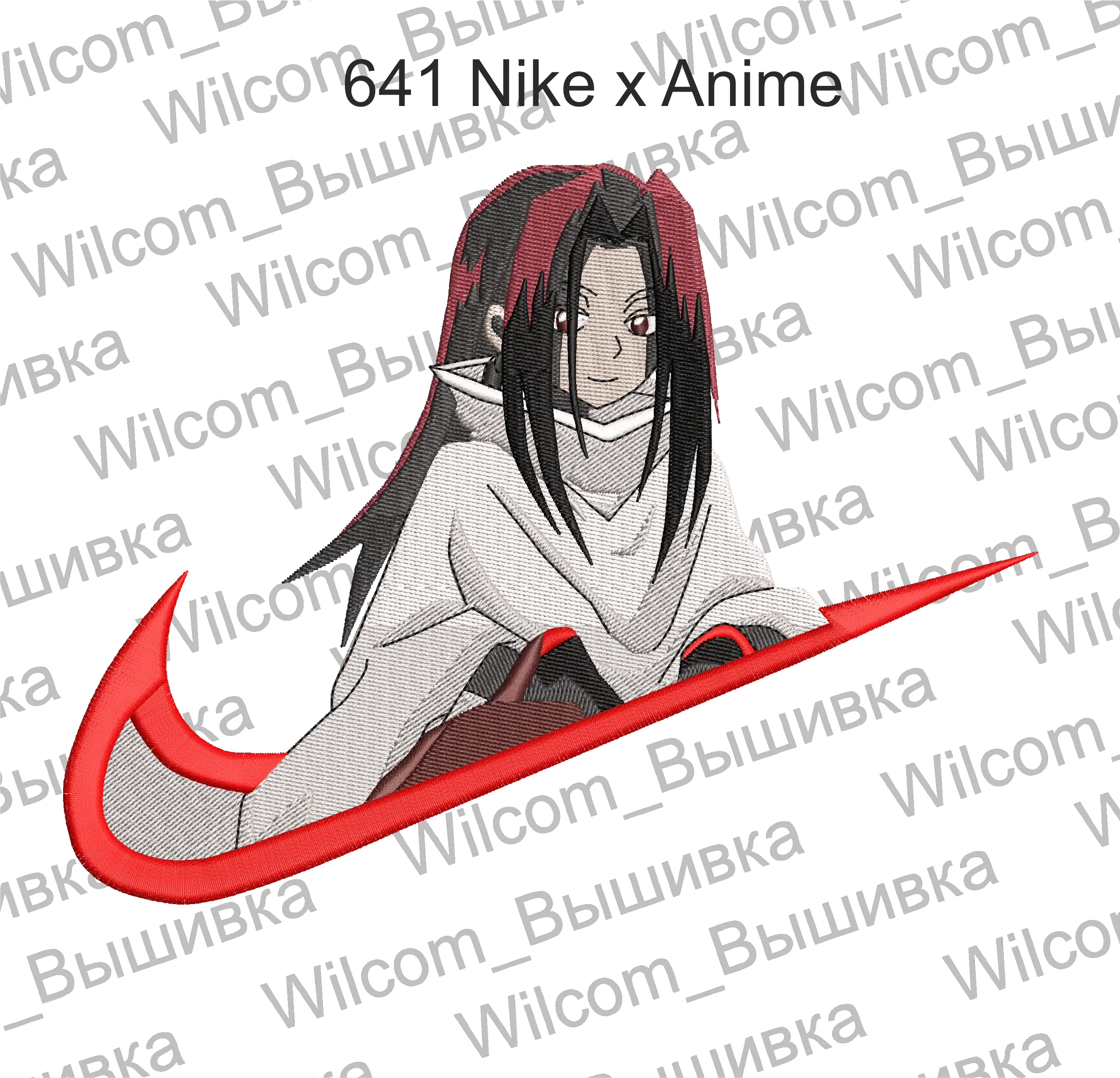 Alternative view of  Embroidered Anime Character with Nike Logo 