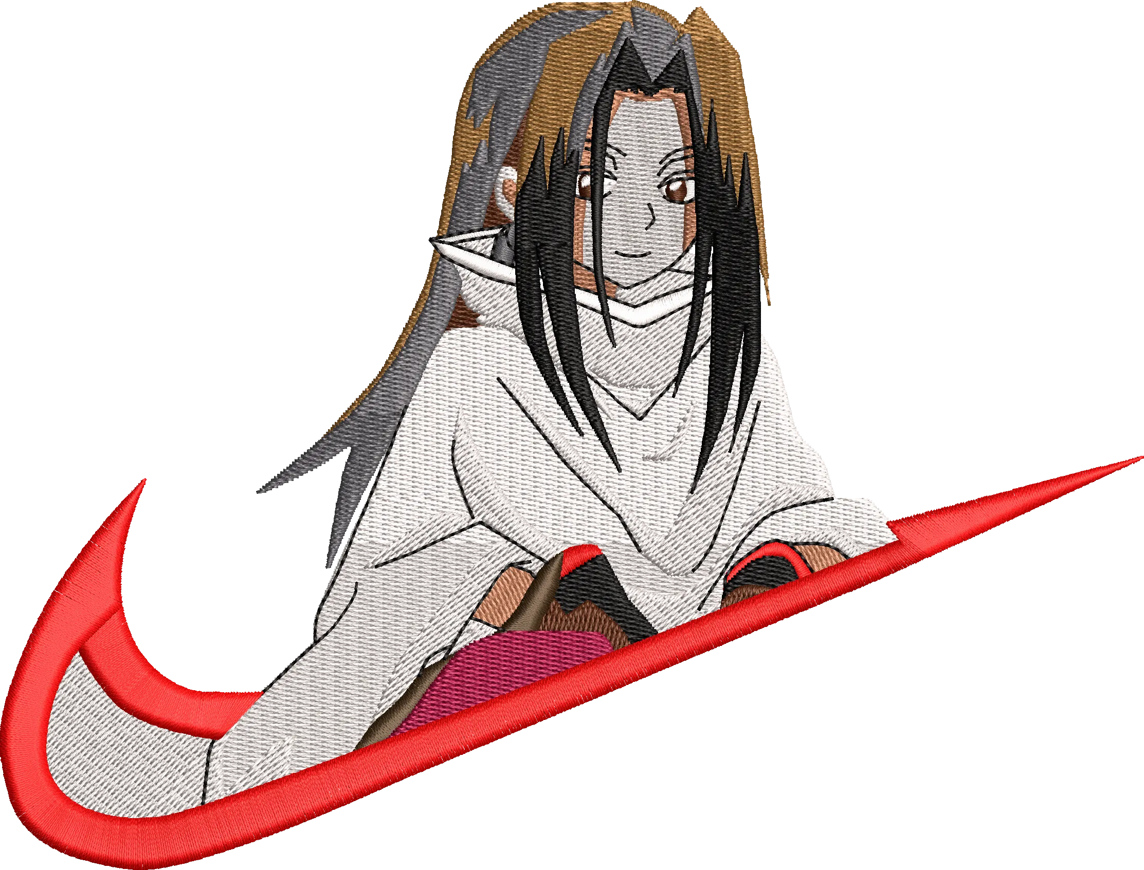 Alternative view of  Embroidered Anime Character with Nike Logo 