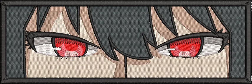 Alternative view of  Red Eyes Embroidered Gaze 